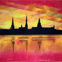Sunset Over Riga